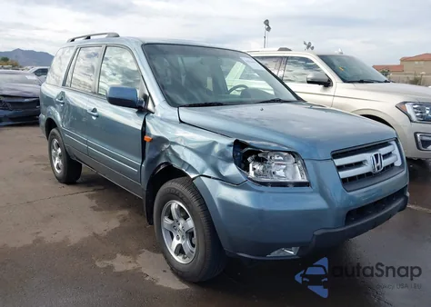 2007 Honda Pilot Ex-L из США, поврежденный, VIN 2HKYF18737H514933